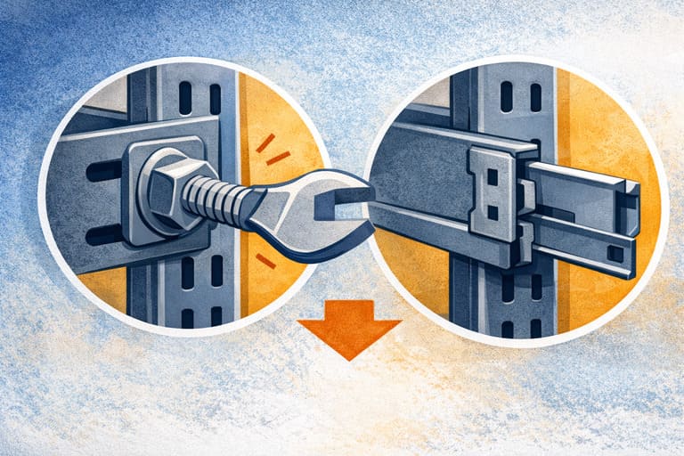 Cıvatalı ve geçmeli raf bağlantı sistemlerinin karşılaştırılması