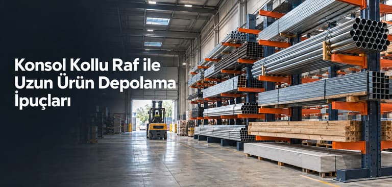 Konsol Kollu Raf ile Uzun Ürün Depolama İpuçları
