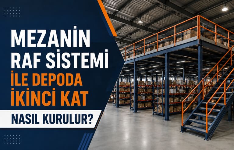 Mezanin Raf Sistemi ile Depoda İkinci Kat Nasıl Kurulur?