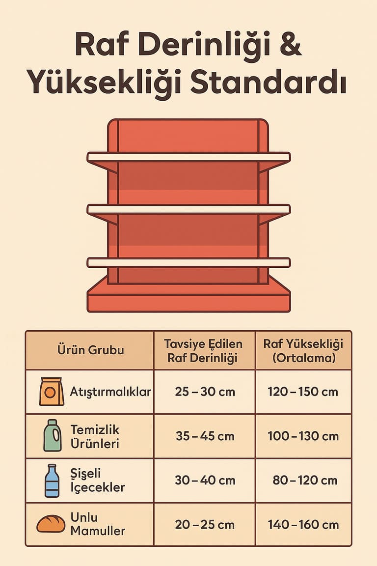 Raf Derinliği & Yüksekliği Standardı
