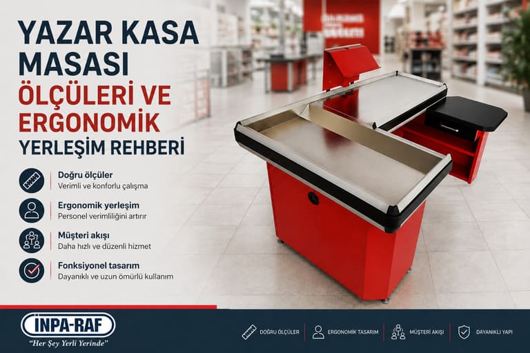 Yazar Kasa Masası Ölçüleri ve Ergonomik Yerleşim Rehberi